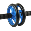 Double Ab Wheel Roller Exercise - Black/Blue
