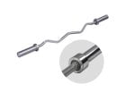 Curved Bar Curl bars Lifting Weights - zigzag bar Chrome