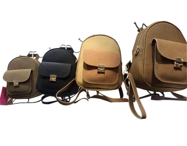 Women's Casual Suede Leather Backpack - Colors