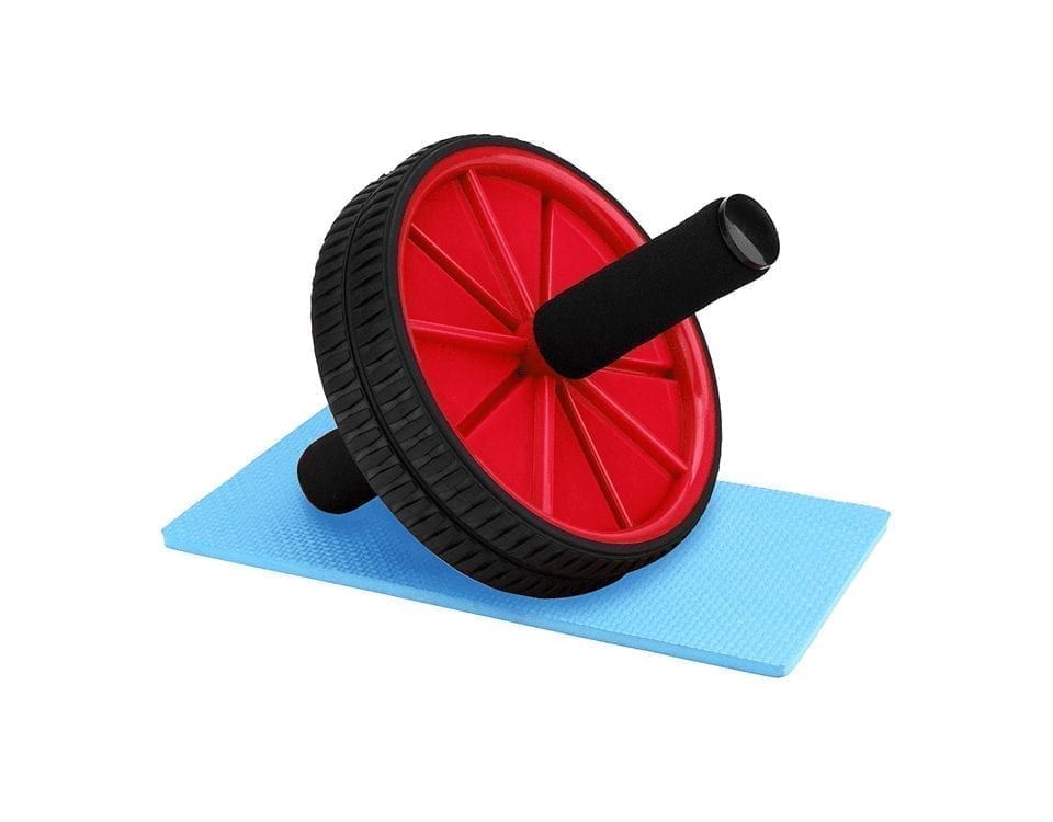 Herformuleren Reactor Dempsey Ab Wheel Exercises Double Abs Roller With Knee Mat- Red | Champions Store