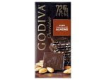 Godiva Tablet Dark Almond Chocolate 100G
