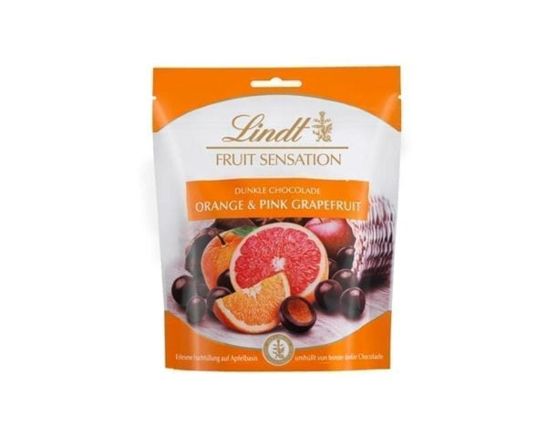 Lindt Fruit Sensation Orange & Pink Grapefruit 150 G