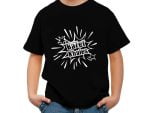 Printing T-Shirt Crew Neck “Bazet Khales” Cotton 100% - Sports T-shirt Black - Size S