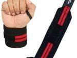 Weight Lifting Wrist Wraps for Wrist Support - Black Red