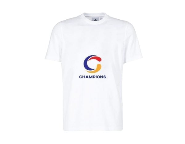 Champions Sports T-Shirt Crew Neck - White