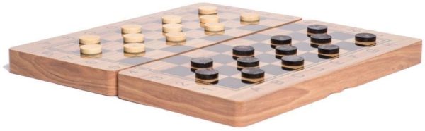 لعبة شطرنج ثلاثة في واحد الخشبية