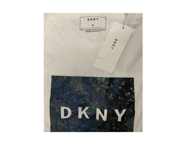 Round Neck Cotton T-Shirt For Men From DKNY-1