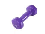 Dumbbell Vinyl Weights 5 kg – One Piece – Purple