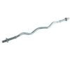 Curved Dumbbell Bar with Locks From Pro Hanson - Silver - 120 cm