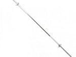 Dumbbell Bar With Locks - Silver - 150 cm