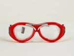 Swimming Glasses - From Mondial - Red & Black