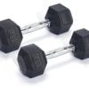 Hex Dumbbells Set For Weight Lifting 2*5 KG