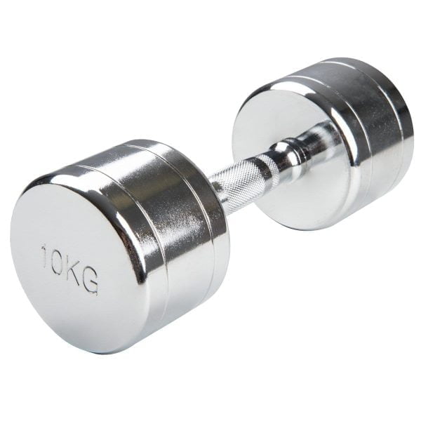 Weight Dumbbell 10 KG Chrome - One Hand