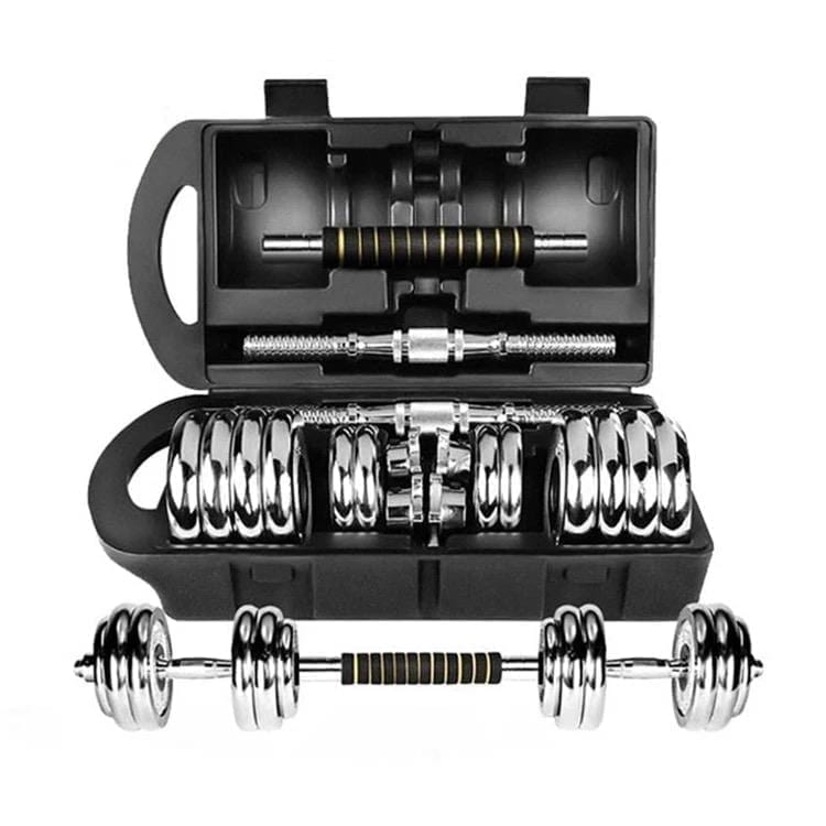 Chrome Adjustable Dumbbell Set 30 kg - Adjustable Weights | Champions Store