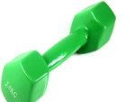 دمبل فينيل - اوزان دامبل لتمارين العلاج الطبيعي - 2 كجم - اخضر
