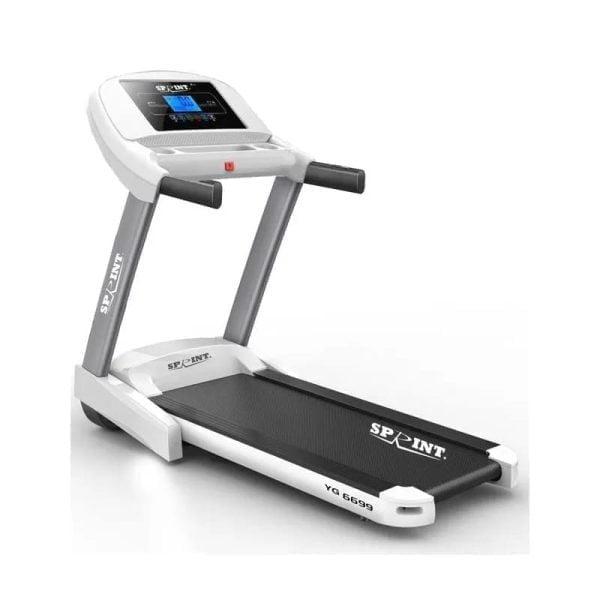 Sprint sports Electric Tredmill DC - Maximum User Weight 120 kg -White - YG6699