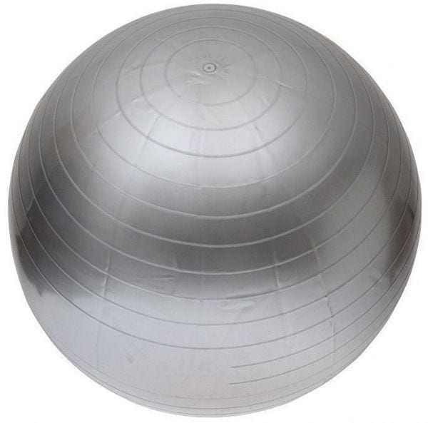 كرة التوازن - كرة اليوغا - كرة تمارين رياضية - 65 سم - فضي