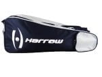 Harrow 3 Racquet Bag - Squash Bag - Navy & White