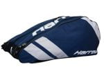 Harrow Ace Pro Racquet Squash Bag - 3 Racquet Bag - Navy & Silver
