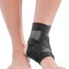 Mueller Adjustable Ankle Support - Adjustable Ankle Stabilizer For the Treatment of Plantar Fasciitis - Black - S/M