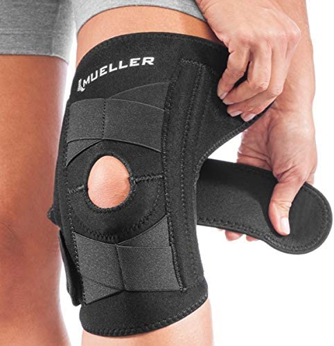 Mueller Self Adjusting Knee Stabilizer - Adjustable knee support - Black - One Size