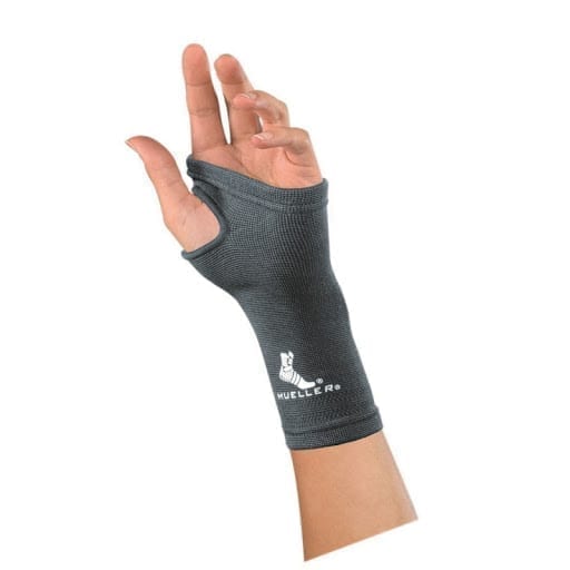 Wrist Support: Mueller Elastic Wrist Support For Wrist Pain - Black | Champions Store
