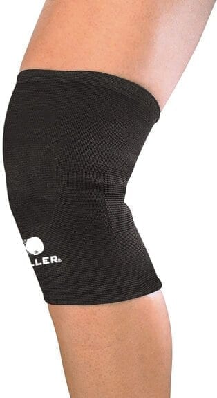 Mueller Elastic Knee Support - Knee Brace For Kenee Pain - Black