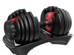 Adjustable Dumbbell From Boflex - Adjustable Dumbbell for Fitness Exercise - 24 Kg - Black