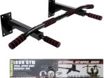 Iron Gym Multi -Use Pull Up Bar - Fitness Pull UP Bar - Max Use 140 kg - Black