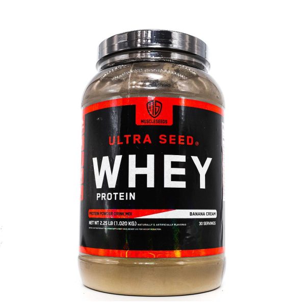 Whey Protein 1 kg Muscle Seeds - Whey Protein 30 Servings- Banana Cream
