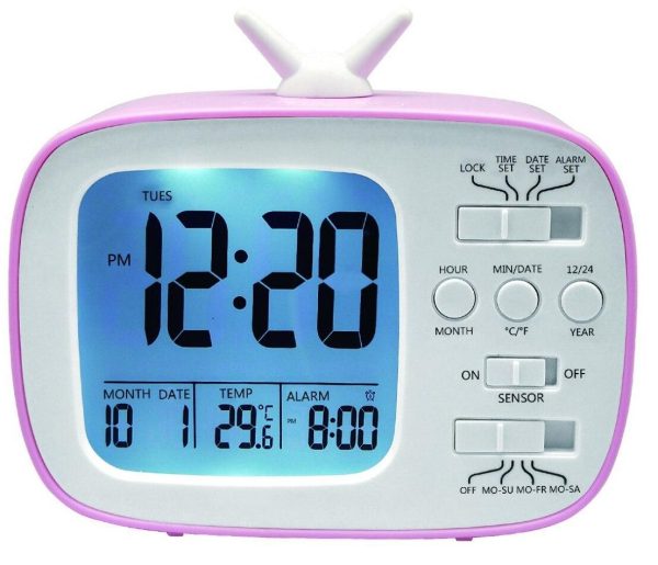 tv alarm clock