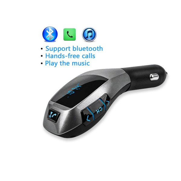 X5 Car MP3 Player - MP3 Player with USB Charging Port - Black