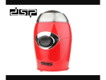 DSP Coffee Grinder - Coffee and Spices Grinder 200 Watt - Red