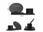 3 in 1 IPhone Wireless charger - Multi-Use Charger - Black