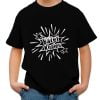 Printing T-Shirt Crew Neck “Bazet Khales” Cotton 100% - Sports T-shirt Black - Size 12