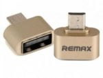 Remax RA-OTG Micro USB Adapter - Micro USB Data Transfer Adapter - Gold