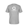 Short Sleeves Sports T-Shirt Crew Neck Champions - Printed Sports T-Shirt - Gray - Size L