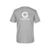 Short Sleeves Sports T-Shirt Crew Neck Champions - Printed Sports T-Shirt - Gray - Size 14