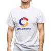 Champions Sports T-Shirt Crew Neck Printing - Casual T-Shirt - White - Size 14
