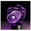 Multicolored 3D Desk Lamp - LED 3D Lamp Shade