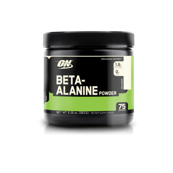 Optimium Nutrition Beta Alanine Powder - Food Supplement Beta Alanine 75 Doses - Unflavored