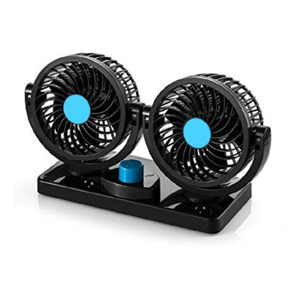 Double 2 Spirit Car Fan - Powerful Cooling Car Fan