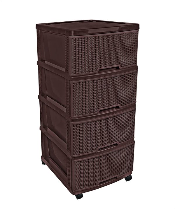 Shannon 4 Drawer Storage - Storage & Organization Unit - Brown