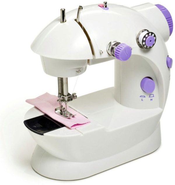 Mini Sewing Machine 4*1 - Practical Electric Mini Machine - White