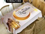3D Waxed Tablecloth - Waxed Tablecloth 140*140 - Ramadan Patterns