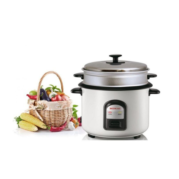 Sonai Electric Rice Cooker - Electric Cooking Pot 700 Watt - SH-3030