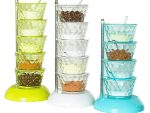 5 Drawer Tower Acrylic Spice Set - Multipurpose Spice Set
