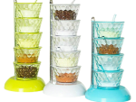 5 Drawer Tower Acrylic Spice Set - Multipurpose Spice Set