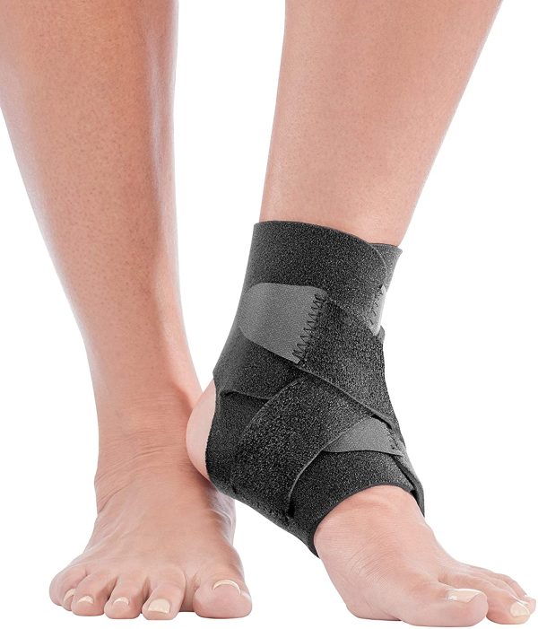 Ankle Support: Mueller Adjustable Ankle Support - Black | Champions Store