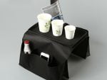 Entree Organizer Living For Organizing Remote Devices - Entree Organizer For Cups and Personal Belongings - Black
